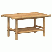 VidaXL Table basse 70x40x35 cm bambou Modèle Bellecour Pro - 366472