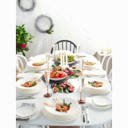 VILLEROY & BOCH villeroy et boch manufact.Rock blanc*ass. Gourmet 32cm*n * - blanc porcelaine 1042402590