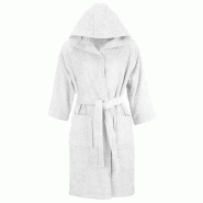 AQA Design Peignoir 100 % coton SICILIA-XL blanc MP05433 - XL blanc textile MP05433