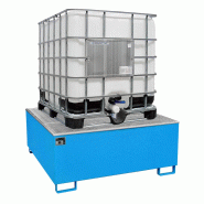 Bac de rétention acier pour cuves - Capacité de rétention 1053 litres_0