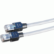 Cordon DRAKA Cat.5e (Classe D) SF/UTP, UC300, LSOH, gris, 1 m