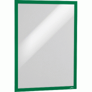 Durable Lot de 2 cadres d'affichage DURAFRAME, pour format A3, vert - vert plastique 487305