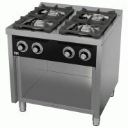 Fourneau à gaz professionnel gamme classique 4 feux vifs sur placar... - PC4F750E