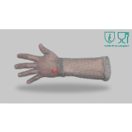 Gants réversibles avec manchette longue cotte de maille inox agro-alimentaire WILCO fabriqués en France - GCMWLINX-MN05/DML_0