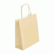 Gimex Sac Ivoire kraft blanc poignées torsadées - 35+14x40cm par 250 - beige en carton 3700481692066 Gimex Sac Ivoire kraft blanc poignées torsadées - 35+14x40cm par 250 - beige en carton 3700481692066