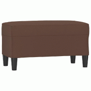 Helloshop26 - Banc banquette marron 70 x 35 x 41 cm synthétique 02_0010487 - marron polyester 3000577647766