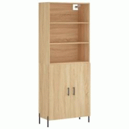 Helloshop26 - Buffet bahut commode armoire meuble de rangement organisateur cuisine salle de séjour salon haut sonoma 69,5 x 34 x 02_0034131 - 300021 Helloshop26 - Buffet bahut commode armoire meuble de rangement organisateur cuisine salle de séjour salon haut sonoma 69,5 x 34 x 02_0034131 - 300021