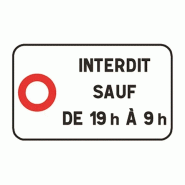 Panonceau de catégorie - M11b