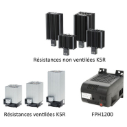 Résistance pour les coffrets et les armoires électriques - Ventilée ou Non ventilée