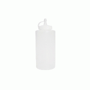 Schneider - Bouteille souple transparente, volume : 750 ml, PP - blanc plastique polypropylène 200492