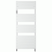 Sèche-serviettes Adélis eau chaude 491W blanc carat racc. Sur collecteurs - Atlantic - 861952_0