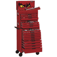 Servante d'outils professionnelle Teng Tools TCMM498RED - 19 tiroirs - Set de 498 outils - Rouge Midi Master Tools Servante d'outils professionnelle Teng Tools TCMM498RED - 19 tiroirs - Set de 498 outils - Rouge Midi Master Tools