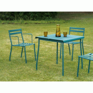 Siège outdoor acier empilable par 4 Siège outdoor acier empilable par 4