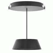 Suspension Lievo Space 8W 38º LED avec sélecteur de température de couleur (2700K-3200K-4000K), noir mat - Système modulaire Beneito & Faure - noi