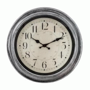 Atmosphera Pendule murale contour moulure D 40 cm - gris 3560239534907 Atmosphera Pendule murale contour moulure D 40 cm - gris 3560239534907