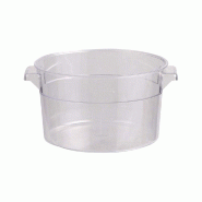 Bac alimentaire 2L Ø18,4x10,9cm transparent