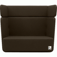 Canapé Softline Basket- 2 places - Feld marron 849, Haut_0