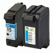 Canon Pack de 2 cartouches d'encre authentiques HP 15/78 Noir et couleurs - programme SECOND - multicolore 3701352377990 Canon Pack de 2 cartouches d'encre authentiques HP 15/78 Noir et couleurs - programme SECOND - multicolore 3701352377990