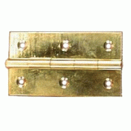 Charnière rectangulaire hauteur 69mm dimension 40x20mm laiton poli - MONIN – 691050 - 023258 Charnière rectangulaire hauteur 69mm dimension 40x20mm laiton poli - MONIN – 691050 - 023258