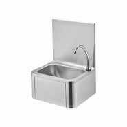 Cuistance Lave‑mains inox  avec distributeur de savon – mural, commande poussoir - inox kyl43