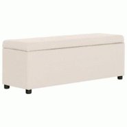 Helloshop26 - Banc banquette avec compartiment de rangement 116 cm crème polyester 02_0010803 - 3000594082724 Helloshop26 - Banc banquette avec compartiment de rangement 116 cm crème polyester 02_0010803 - 3000594082724