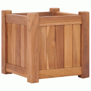 Helloshop26 - Jardinière lit surélevé plantes fleurs jardin 30 x 30 x 30 cm bois de teck solide 02_0000924 - 3000072591533 Helloshop26 - Jardinière lit surélevé plantes fleurs jardin 30 x 30 x 30 cm bois de teck solide 02_0000924 - 3000072591533
