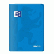 Oxford Lot de 10 Cahier EasyBook piqué A4, 96p./48 feuilles 90g/m², Séyès, coloris bleu - 3020120119601