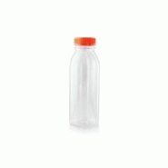 Packnwood FHC - Lot de 220 bouteilles transparentes en plastique PET 330ml avec bouchon orange - 61x161mm - 210BOUT333 Packnwood FHC - Lot de 220 bouteilles transparentes en plastique PET 330ml avec bouchon orange - 61x161mm - 210BOUT333