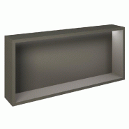 Présentoir Cage anthracite avec LED 86x14,5x38,4cm