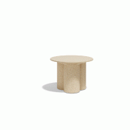 Table basse 50cm in & out MEL - granit crème