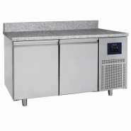 Table réfrigérée pâtisserie 2 portes dessus granit format 600x400 m... - PBNZ0001/FN
