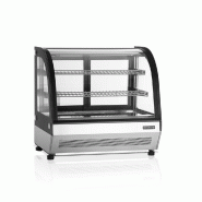 Vitrine réfrigérée incurvée - 60L | Tefcold - LCT750C/BLACK