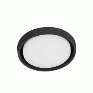 Zafferano Alu Applique Et Plafonnier À Led, Design Moderne En Aluminium Moulé Sous Pression, Couleur Gris Foncé, Diamètre 27 Cm, Protection Ip54 P