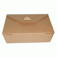 Boîte carton brun étanche 1000ml - 21,5x16x5cm - par 25