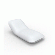 Chaise longue design PILLOW - blanc