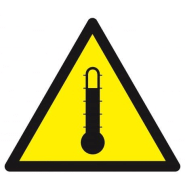 Danger haute temperature 300x300x300mm TALIAPLAST | 629341 Danger haute temperature 300x300x300mm TALIAPLAST | 629341
