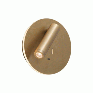 ROSSINI ILLUMINAZIONE My Way - Applique Led Orientable 9W Avec Port Usb, Lumière 3000K, Bronze, Design Moderne En Aluminium - Groupe Rossini - bronze
