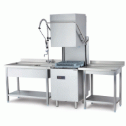 Table de sortie en inox pour lave-vaisselle à capot - 800x750x880 mm - modèle gauche ou droite Table de sortie en inox pour lave-vaisselle à capot - 800x750x880 mm - modèle gauche ou droite