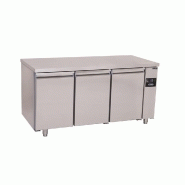 Table dessert réfrigérée 3 portes 1600x700x850 mm inox COMBISTEEL -... - 7489.5090