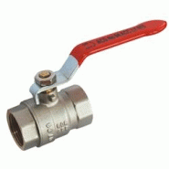 Vannes et robinetteries à boule