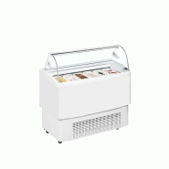 Vitrine de présentation glacier vitre bombée - L 1214 mm | Tefcold - FIJI6