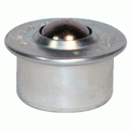 Bille de manutention acier ø 15 mm à socle cylindrique acier 31/24 mm, à simple emboîtement, charge maxi 60kg