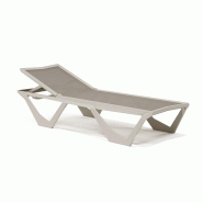 Chaise longue Design VOXEL - écru_0