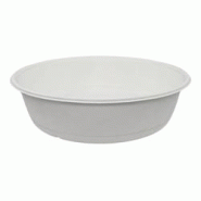 CROKUS Saladier canne à sucre parecchi, sans PFAS ø 28,5 x 7,5 cm - 3500 ml (200 unités) - blanc Bagasse C123737 CROKUS Saladier canne à sucre parecchi, sans PFAS ø 28,5 x 7,5 cm - 3500 ml (200 unités) - blanc Bagasse C123737
