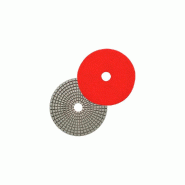 DIAMWOOD EXPERT EN EQUIPEMENT Pad de polissage diamanté à sec auto-agrippant D.125 mm x Gr. 1500 - Béton - Diamwood - gris 3664100178280