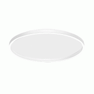 Gea Luce Plafonnier Aela P/G En Aluminium Blanc Satiné 60W+12W Led Intégrée Double Emission 3800Lm Dimmable Coupe De Phase - Gealuce - blanc AELA P