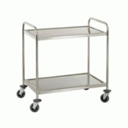 GGM Gastro Chariot de service/transport inox 2 plateaux P500 - 4063326180586 GGM Gastro Chariot de service/transport inox 2 plateaux P500 - 4063326180586