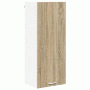 Helloshop26 - Armoire suspendue moderne rangement efficace 40 x 31 x 100 cm en bois d'ingénierie chêne sonoma 02_0053379 - Bois massif 3000237919721