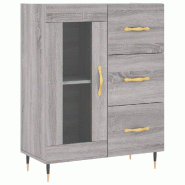Helloshop26 - Buffet bahut commode armoire meuble de rangement organisateur cuisine salle de séjour salon sonoma 69,5 x 34 x 90 cm 02_0036453 - 30002 Helloshop26 - Buffet bahut commode armoire meuble de rangement organisateur cuisine salle de séjour salon sonoma 69,5 x 34 x 90 cm 02_0036453 - 30002