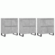 Helloshop26 - Buffet bahut commode armoire meuble de rangement organisateur cuisine salle de séjour salons 3 pcs bois d'ingénierie 02_0037140 - 3000 Helloshop26 - Buffet bahut commode armoire meuble de rangement organisateur cuisine salle de séjour salons 3 pcs bois d'ingénierie 02_0037140 - 3000
